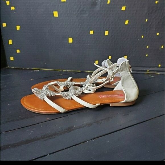 Unionbay White Gladiator Sandals - Picture 3 of 8